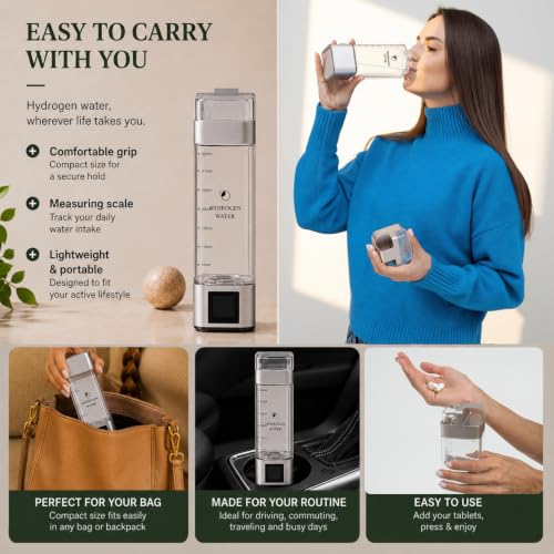 Hydrogen Water Bottle Generator PRO
