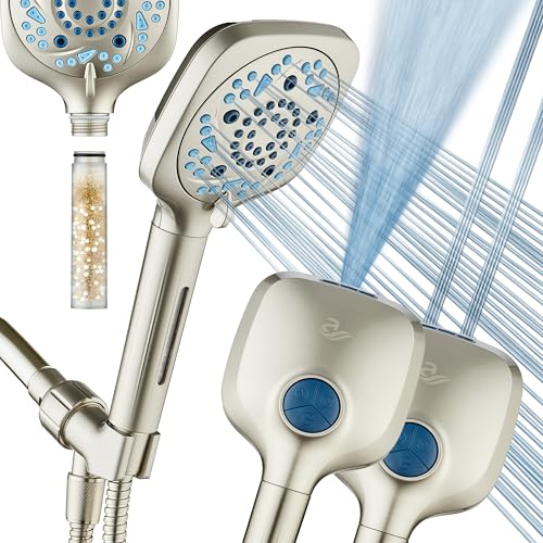 High Pressure 10 Spray Mode Filtered Showerhead