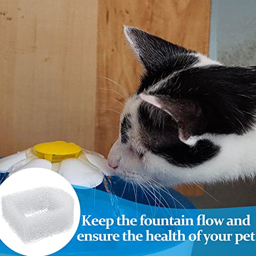 30 Pieces Pet Fountain Filter Foam Replacement Filters Foam Sponge Pre (30 Count)