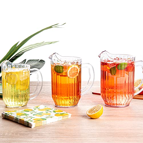 47 oz Clear Plastic Water Pitcher