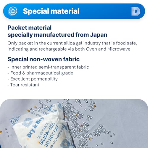 100 Gram [24 Packs] Orange Indicating Mixed Silica Gel Packets Siilca Gel Desiccant