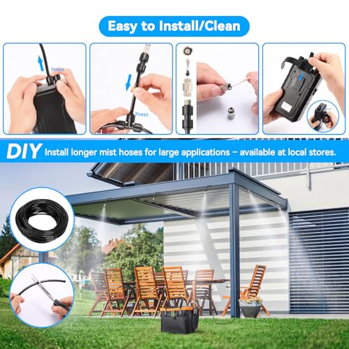 Portable Misting System for Outside Patio