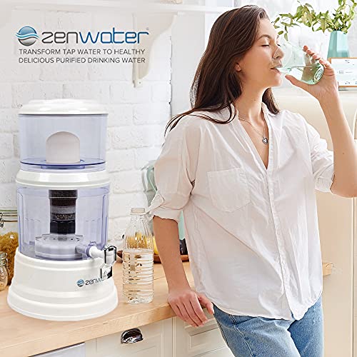 4 Gallon Countertop Gravity Water Filter System