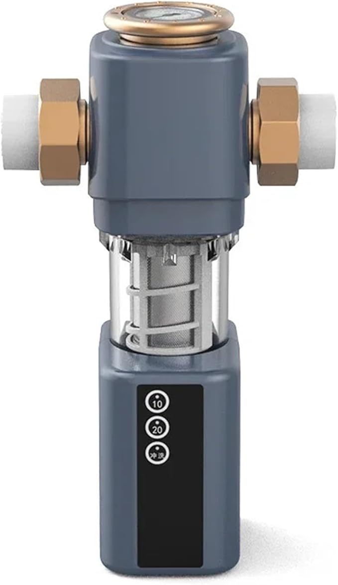 Automatic Flushing Backwash Prefilter Spin Down Sediment Water Filter Central Whole House Purifier System(Water purifier)