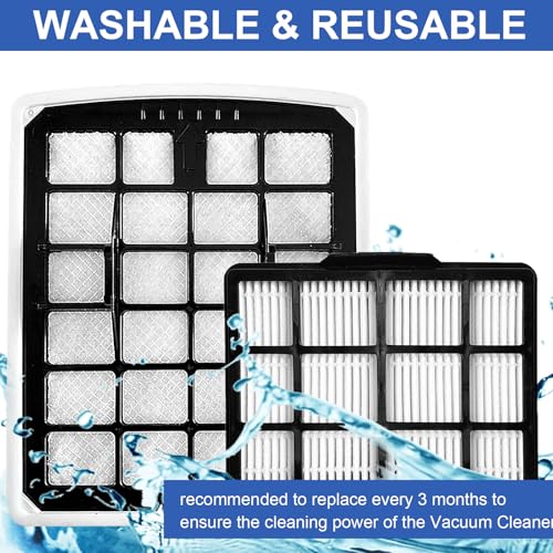8pack Filters Compatible with Eureka NEN180 NEN186BL Bagless Vacuum Cleaner (8 Count)