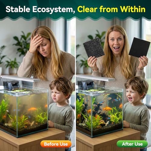 Aquarium Bio Filter Sponge Pad (2 Count)