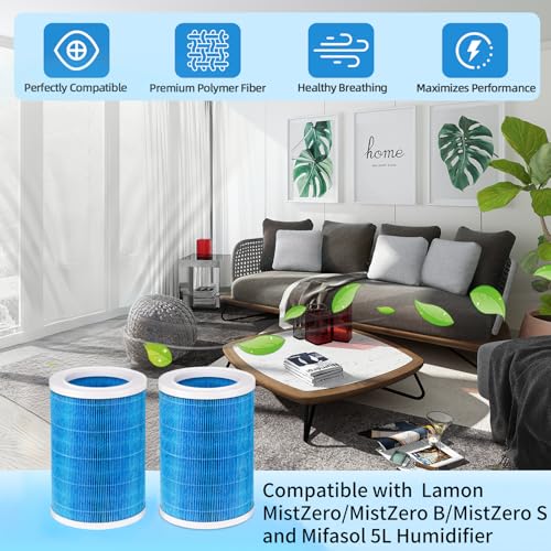 Humidifier Replacement Filter Compatible with Lamon MistZero