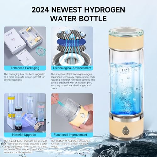 Hydrohealth Hydrogen Water Bottle Generator