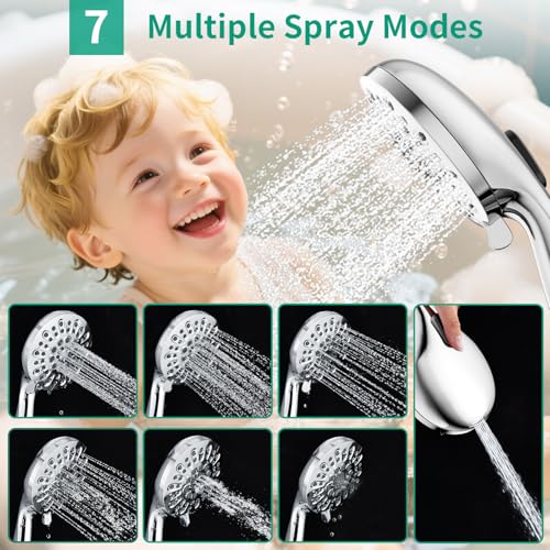 10" Filtered Rain Shower Head with Handheld Spray Combo