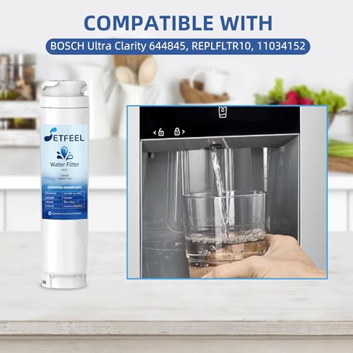 11034152 Water Filter Replacement Fit Bosch Thermador Ultra (3 Count)