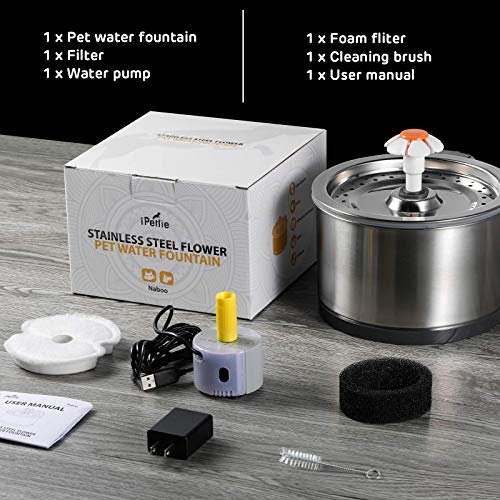 Cat Water Fountain Stainless Steel