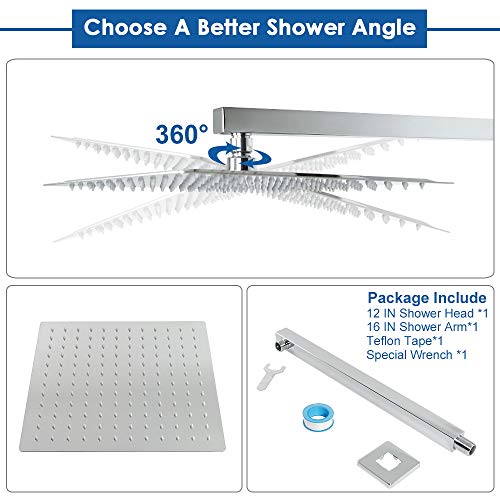 Shower Head with Extension Arm