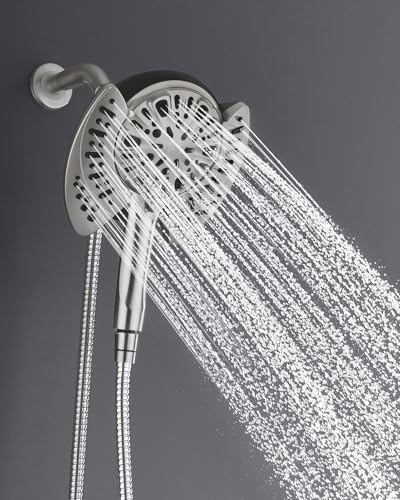 2 in 1 Shower Head with Handheld Combo High Pressure Nickel 2.5 GPM (2 Count)