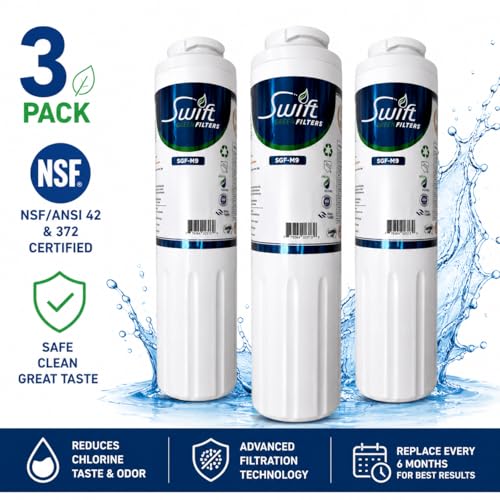 SGF M9 Replacement Refrigerator Water Filter for UKF8001 (3 Count)