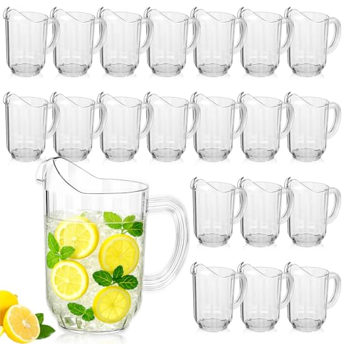 20 Pcs Plastic Water Pitchers (20 Count)