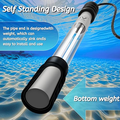 Pond UV Light for Fish Tank UV Pond Water Clarifier for 100