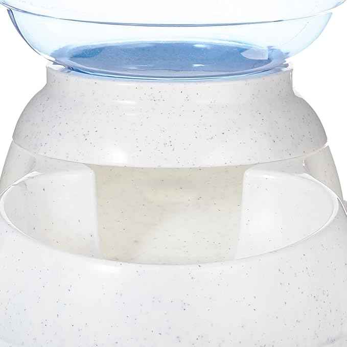 Amazon Basics Gravity Pet Food Feeder for Dogs and Cats,Small,6-Pound Capacity,Gray,(Pack of 4)