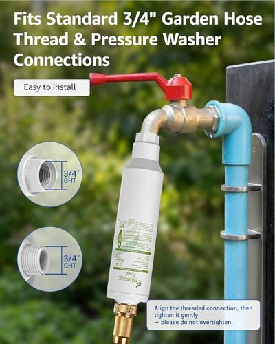 Garden Hose Water Filter for Plants (2 Count)