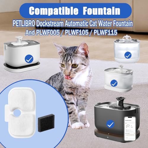 Cat Water Fountain Filter fit Pet Fountain PLWF115