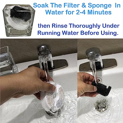 8 Pack Filter with Sponge for 67oz