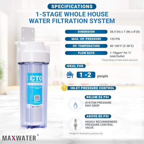 Whole House Water Filter Housing