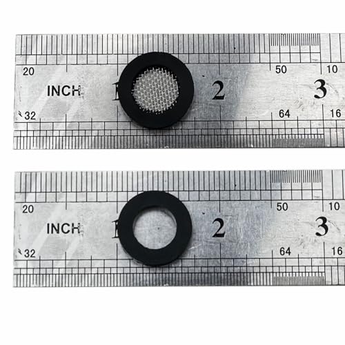 4 Pack 3 4" Shower Head Filter Gasket + 4 Pack Rubber Washer