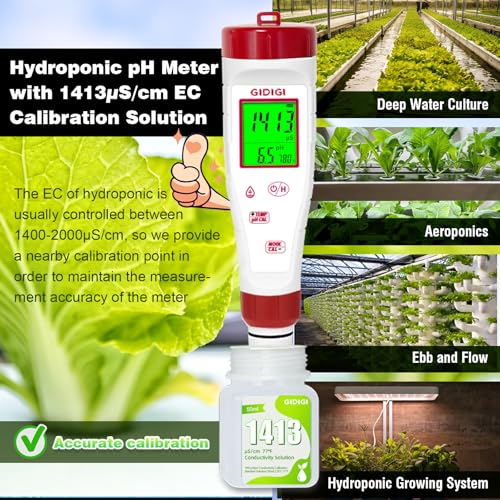 pH Meter for Hydroponic Water