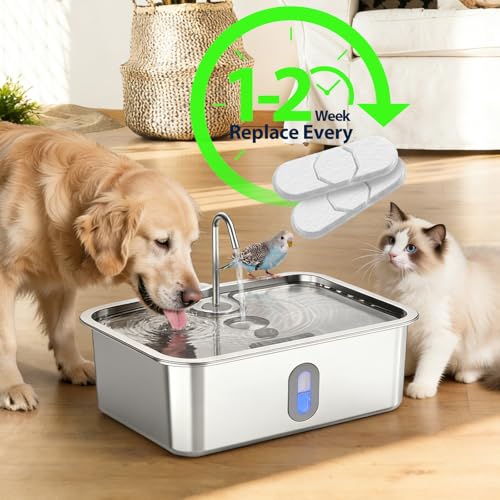 10 Set Dog Water Fountain Filters Replacement (50 Pound)
