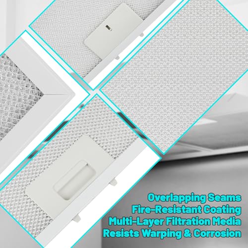 WB02X27207 Range Vent Hood Grease Filter Replacement for GE Model