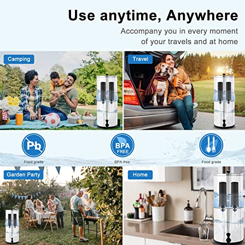 Activated Carbon Water Filters fit for Berkey® Filtration System (2 Count)