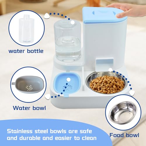 Automatic Cat Food and Water Dispenser Set 2 in 1
