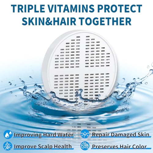 4Pcs Vitamin C+E+A Shower Filter Cartridge Compatible with AquaHomeGroup