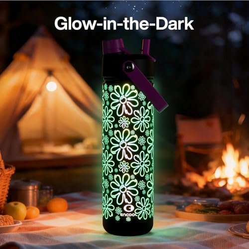 Insulated Water Bottle with Straw Stainless Steel Water Bottle