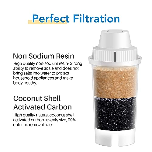 Pitcher Water Filter Replacement for Brita® Standard Water Filter (6 Count)