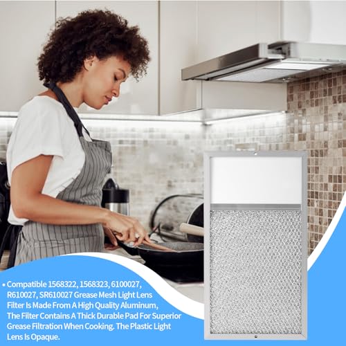 R610027 Range hood Filter with Light Lens Replacement