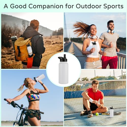 32 oz Insulated Water Bottle Bulk (4 Count)