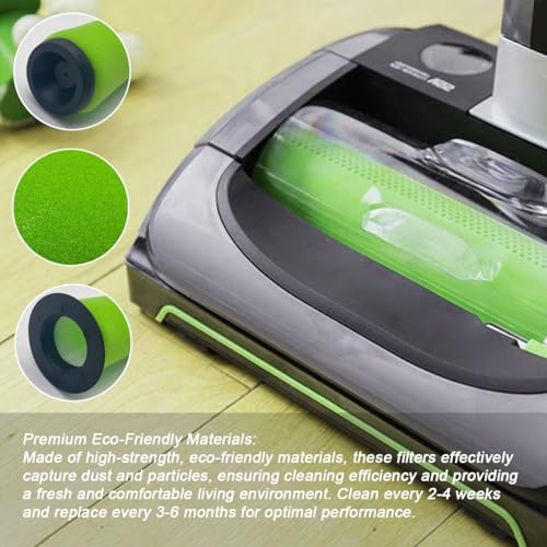 1611215 Vacuum Filter Replacement Compatible with Bissell AirRam Stick Vacuum Compare to Part # 1611215 for Models 1984 19844 1984B 1984C 2144 21448 19841 Pack of 2 (2 Count)