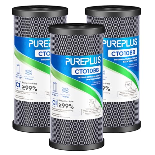 1 Micron Coconut Shell Water Filter Cartridge (3 Count)