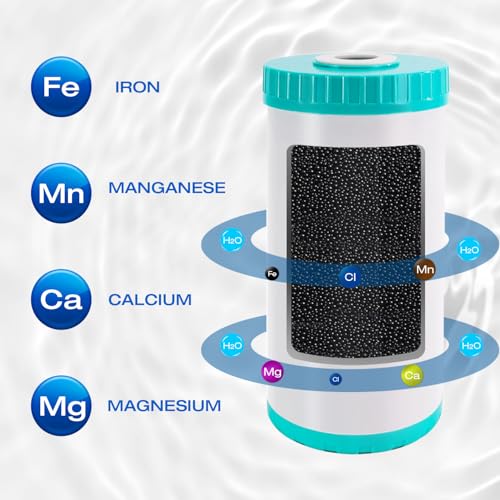 10" x 4.5" Iron Water Filter Cartridge for Well Water