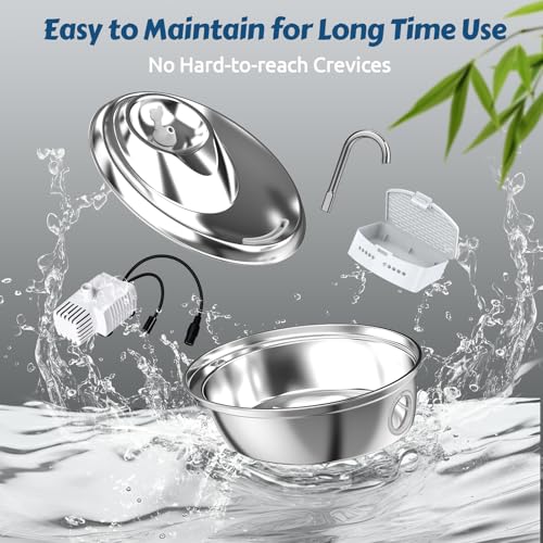 Cat Water Fountain Stainless Steel