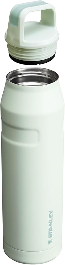 Stanley IceFlow Cap and Carry Water Bottle | Wide Mouth Twist Lid | Lightweight & Leakproof for Travel & Sports | Insulated Stainless Steel | BPA-Free