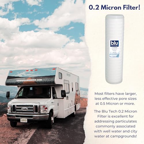 GoBluTech 10 Inch RV Water Filter Recharge Pack for AR3 XLT