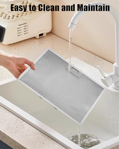 Range Hood Grease Filter Fit for GE JV636H1SS JV535H1BB JV535H1CC JV535H1WW JV535H2WW JV536H1SS (2 Count)