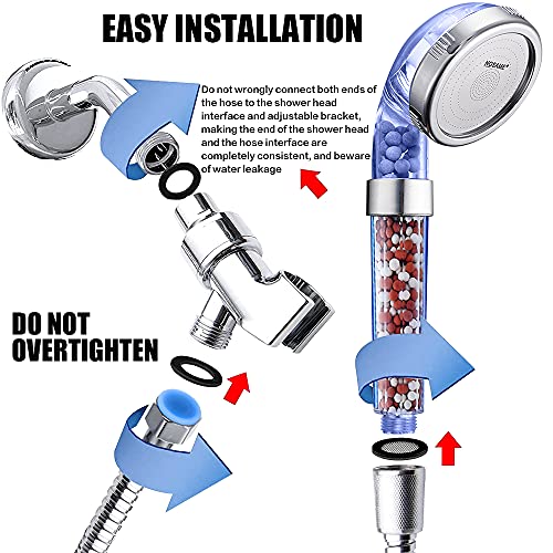 Shower Head with Hose and Bracket