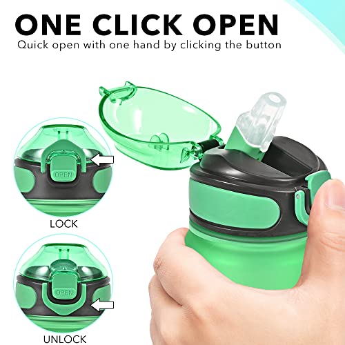 32 oz Drinking Water Bottle with Times to Drink and Straw
