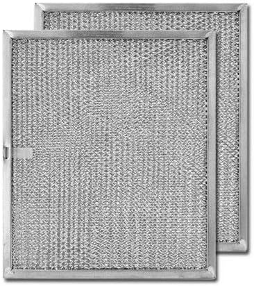 Filter Everything Replacement Aluminum Range Hood Filter Compatible with Broan 97005683, 97007894, 99010152, BPRPFA, S97017455 – 9-7/8” x 11-11/16” x 3/8” (2-Pack)