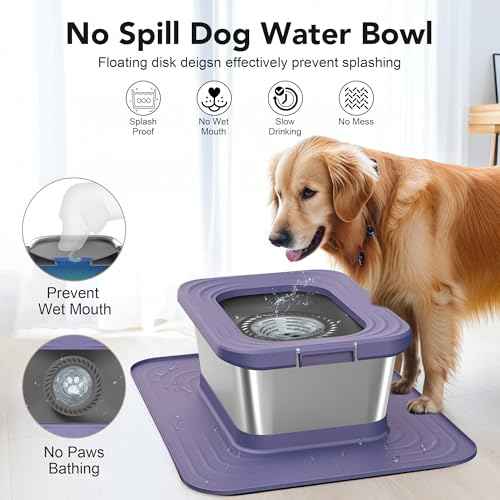 10L Stainless Steel Dog Water Bowl