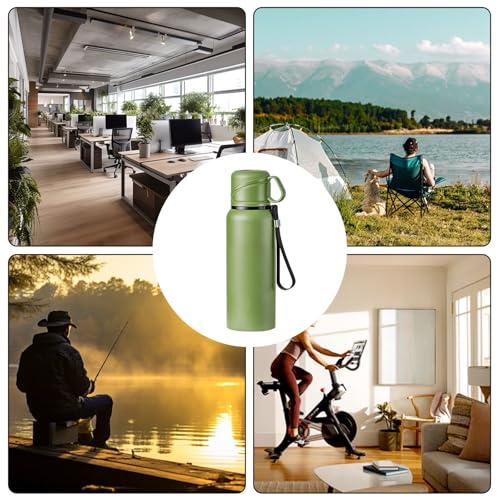 Double wall vacuum Leakproof stainless steel wide mouth insulated water bottle;tea tumbler with infuser