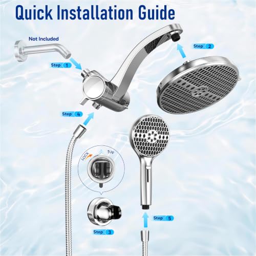 Filtered Shower Head with Handheld