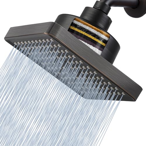 High Pressure Rain Shower Head with Filtered